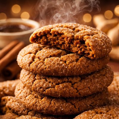 Image of Healthy Molasses Cookies