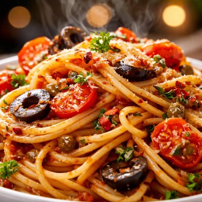 Image of Healthy Pasta Puttanesca