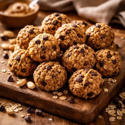 Image of Healthy Peanut Butter Oatmeal Bites