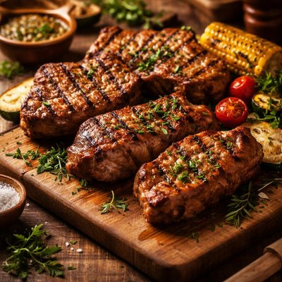 Image of Healthy Pork on the Bbq