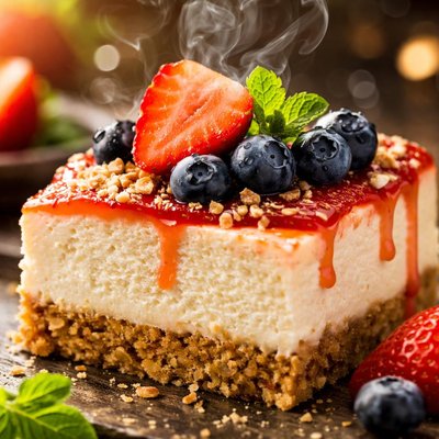 Image of Healthy Protein Cheese Cake Dessert