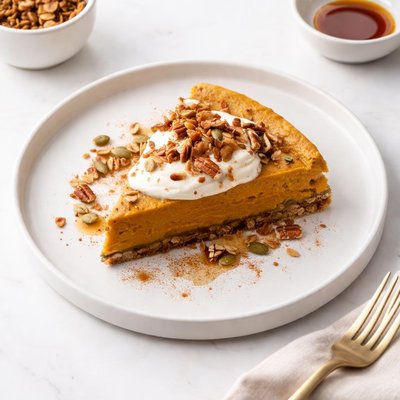 Image of Healthy Pumpkin Pie Breakfast