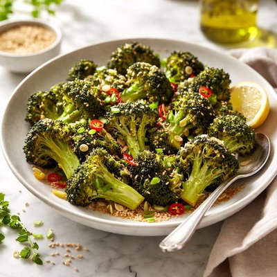 Image of Healthy Sesame Roasted Broccoli
