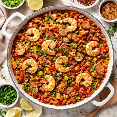 Image of Healthy Shrimp Jambalaya