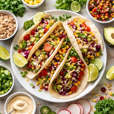 Image of Healthy Soft Tuna Tacos