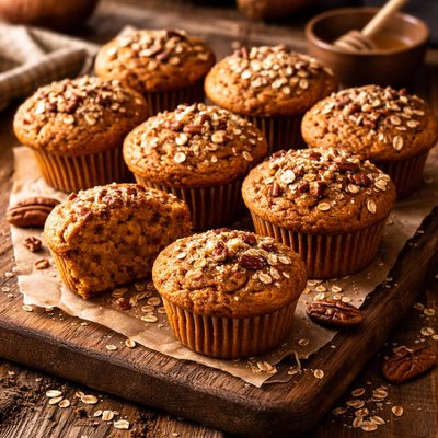 Image of Healthy Spiced Butternut Squash Muffins