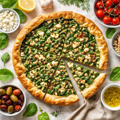 Image of Healthy Spinach Pie