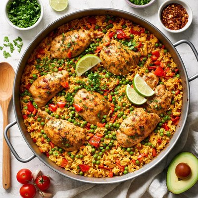 Image of Healthy Stove Top Arroz Con Pollo