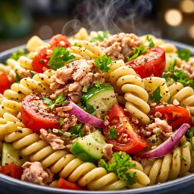 Image of Healthy Tuna Pasta Salad