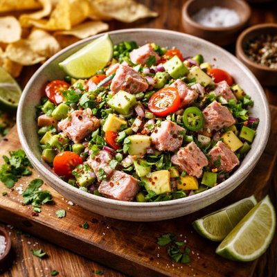 Image of Healthy Tuna Salad or Tuna Ceviche