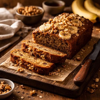 Image of Healthy Vegan Banana Bread