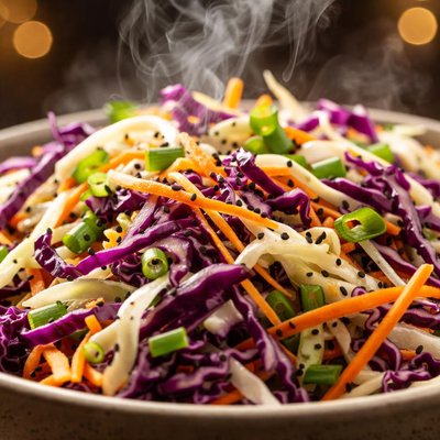 Image of Healthy Vegan Coleslaw
