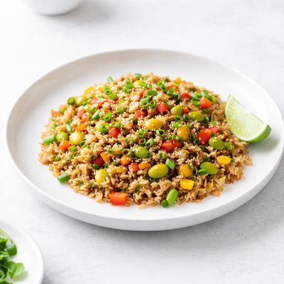 Image of Healthy Vegetarian Fried Rice