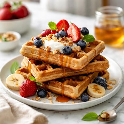 Image of Healthy Waffles