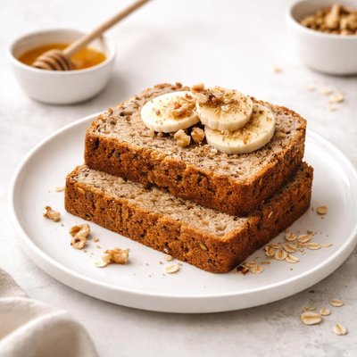 Image of Healthy Whole Grain Banana Bread