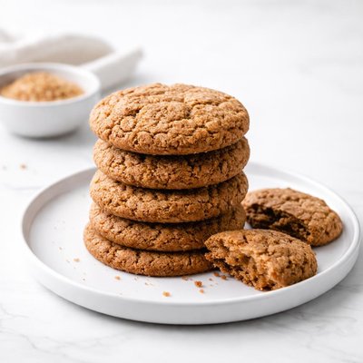 Image of Healthy Whole Wheat Molasses Cookies
