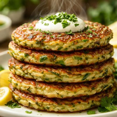 Image of Healthy Zucchini Pancakes