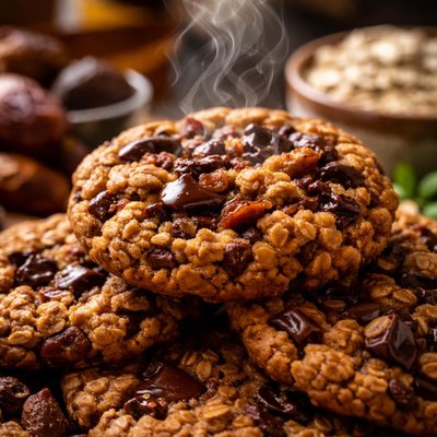 Image of Heart Smart Oatmeal Date Chocolate Cookies