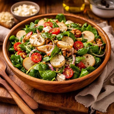 Image of Hearts of Palm and Spinach Salad