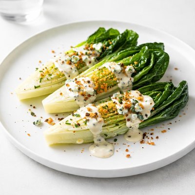 Image of Hearts of Romaine with Blue Cheese Dijon Dressing
