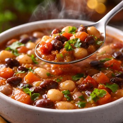 Image of Vegan Hearty Bean Soup