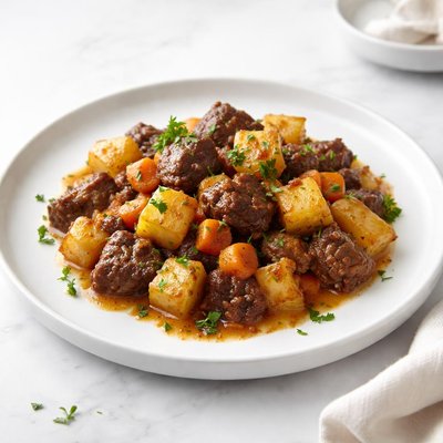 Image of Hearty Beef and Potato Casserole