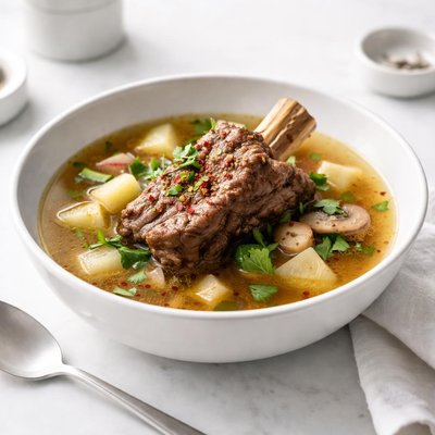 Image of Whole30 Hearty Beef Rib Soup