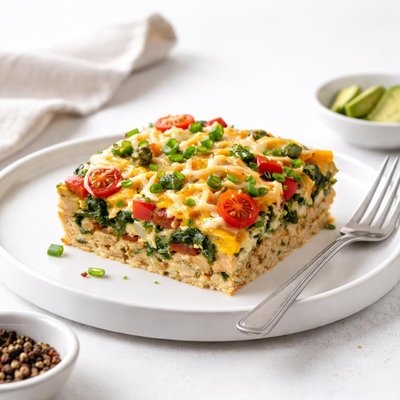 Image of Cazuela de desayuno abundante y saludable para el corazón.