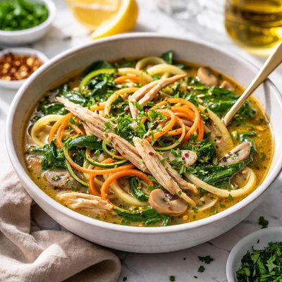 Image of Whole30 Hearty Chicken Noodles