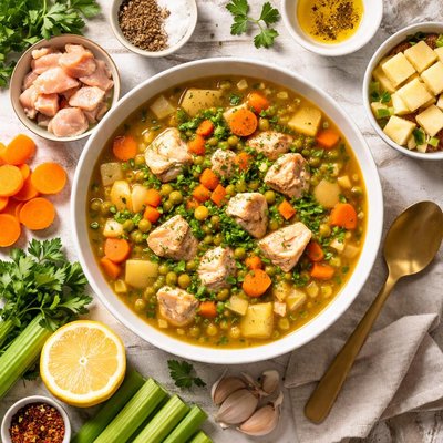 Image of Low Fat Hearty Chicken Stew