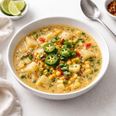 Image of Hearty Corn Chile and Potato Soup