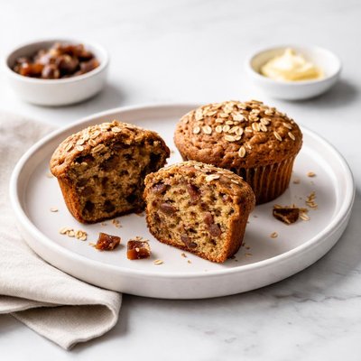 Image of Hearty Date Bran Muffins