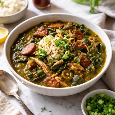 Image of Hearty Green Gumbo