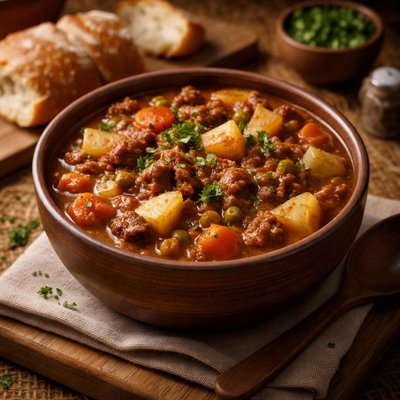 Image of Hearty Hamburger Stew