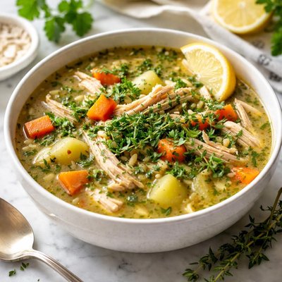 Image of Hearty Herb Chicken Soup
