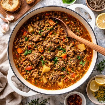 Image of Hearty Lamb and Lentil Stew