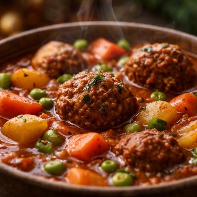 Image of Hearty Meatball Stew