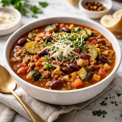 Image of Hearty Minestrone Chili