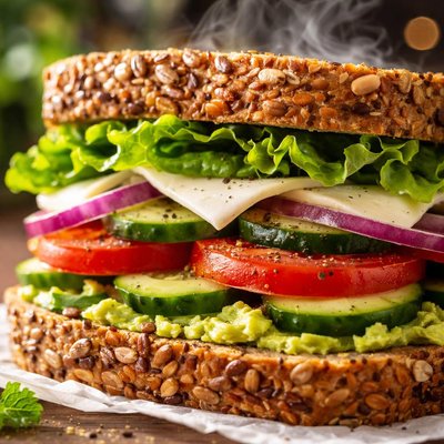 Image of Vegan Hearty Multigrain Sandwich