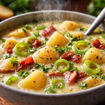 Image of Hearty Potato and Leek Soup