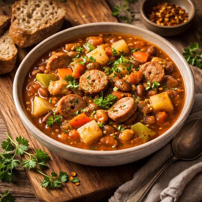 Image of Whole30 Hearty Sausage Stew