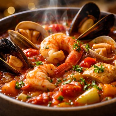 Image of Whole30 Hearty Seafood Stew