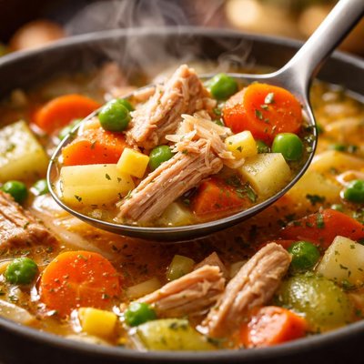 Image of Hearty Turkey and Vegetable Soup