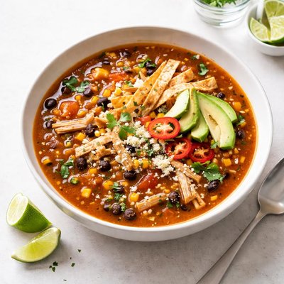 Image of Hearty Turkey Tortilla Soup