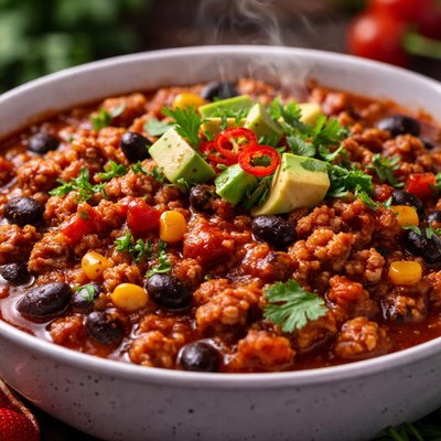 Image of Hearty TVP Chili