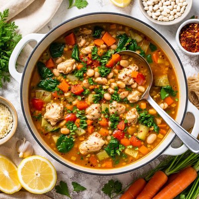 Image of Whole30 Hearty Vegetable Soup