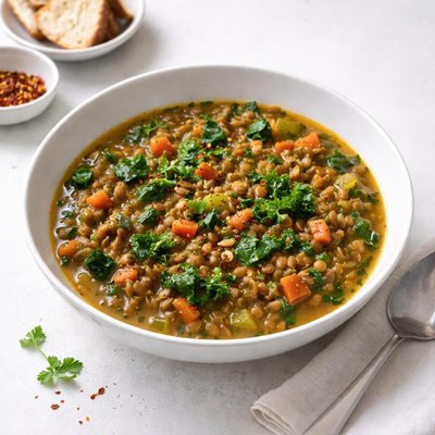 Image of Hearty Vegetarian Lentil Soup