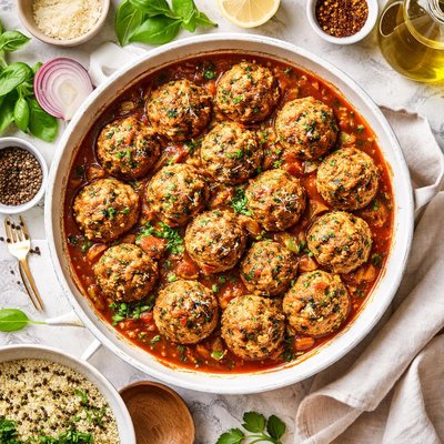 Image of Hearty Vegetarian Meatballs