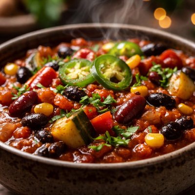 Image of Chili Paleo de Vegetales Sustancioso