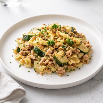 Image of Hearty Zucchini and Tuna Casserole